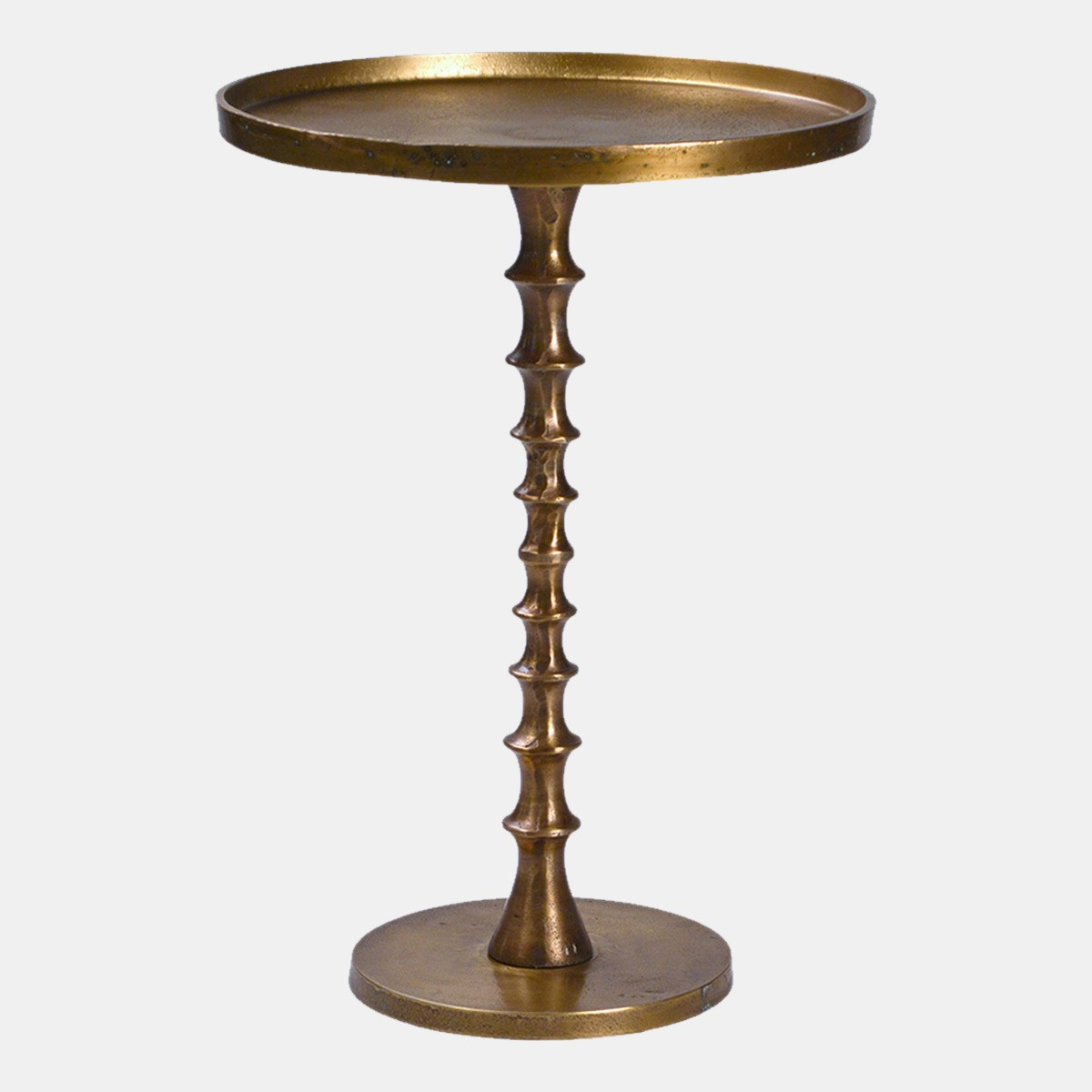 REBEL BRASS SIDE TABLE | The Vintage Rug Shop | The Vintage Rug Shop