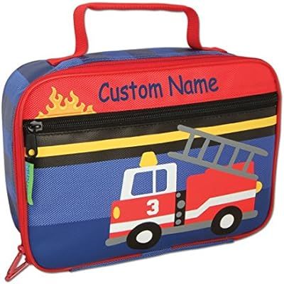 Personalized Classic Fire Truck Lunch Box - CUSTOM NAME | Amazon (US)