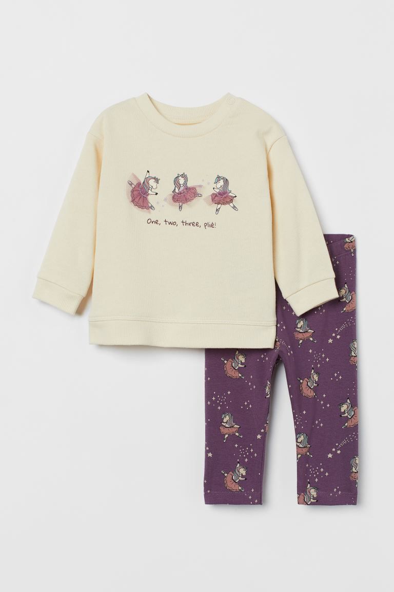 2-piece Printed Set | H&M (US + CA)