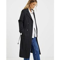 Black Essential Trench Coat | Simply Be (UK)