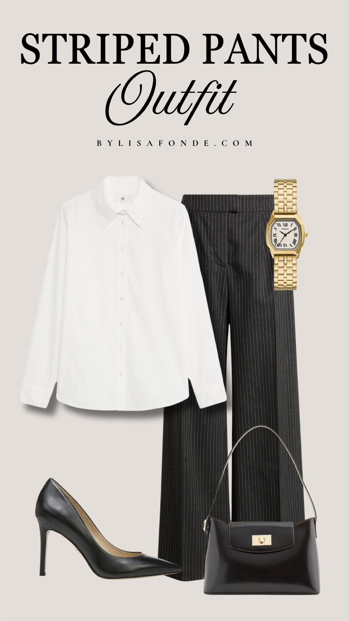 Chic striped pants outfit  

#LTKStyleTip #LTKWorkwear