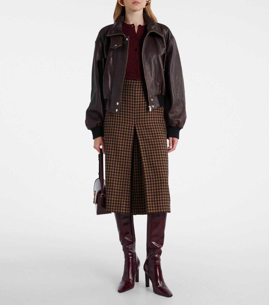 Bomberjacke Briar aus Leder | Mytheresa (DACH)