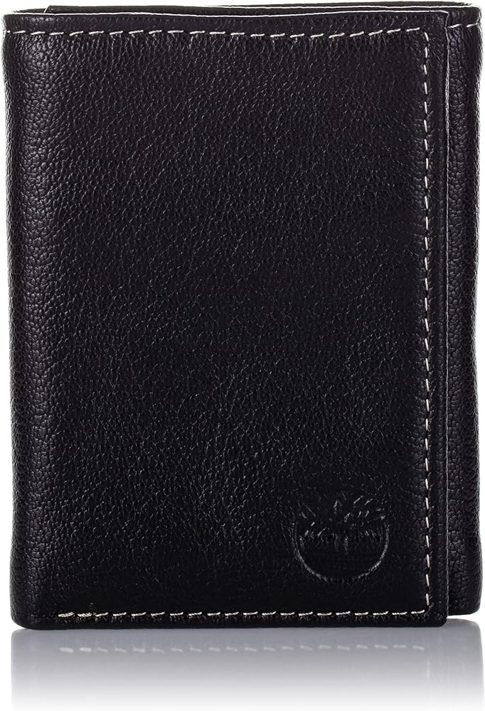 Timberland Men's Genuine Leather RFID Blocking Trifold Wallet | Amazon (US)