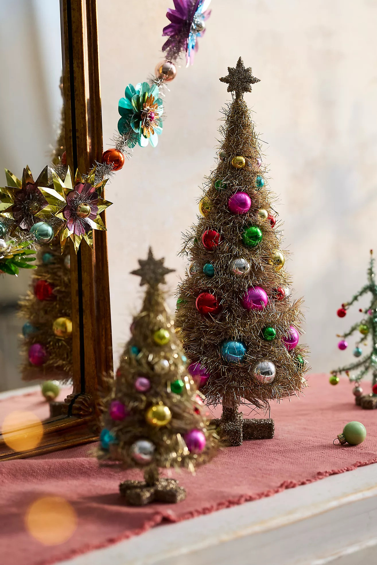 Vintage Tinsel Bauble Tree | Terrain
