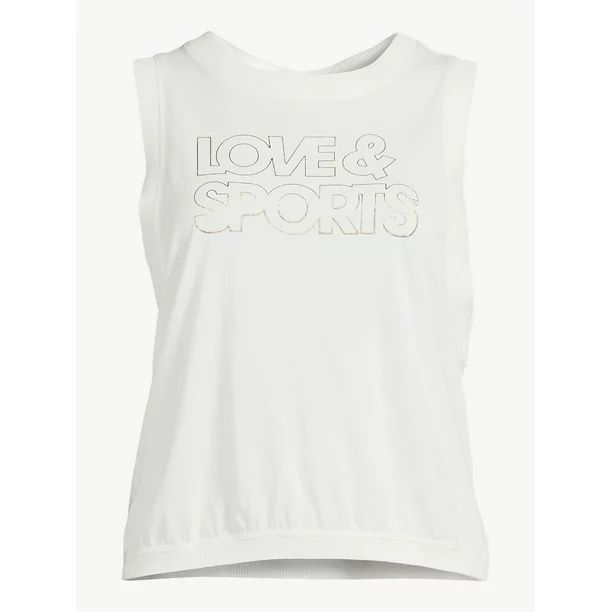 Love & Sports Women's Logo Muscle Tank Top - Walmart.com | Walmart (US)