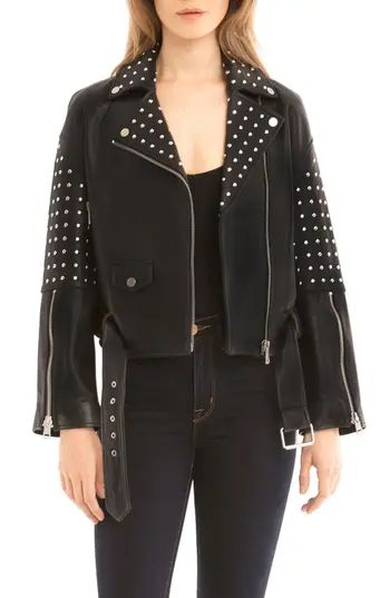 Women's Bagatelle Studded Leather Jacket | Nordstrom