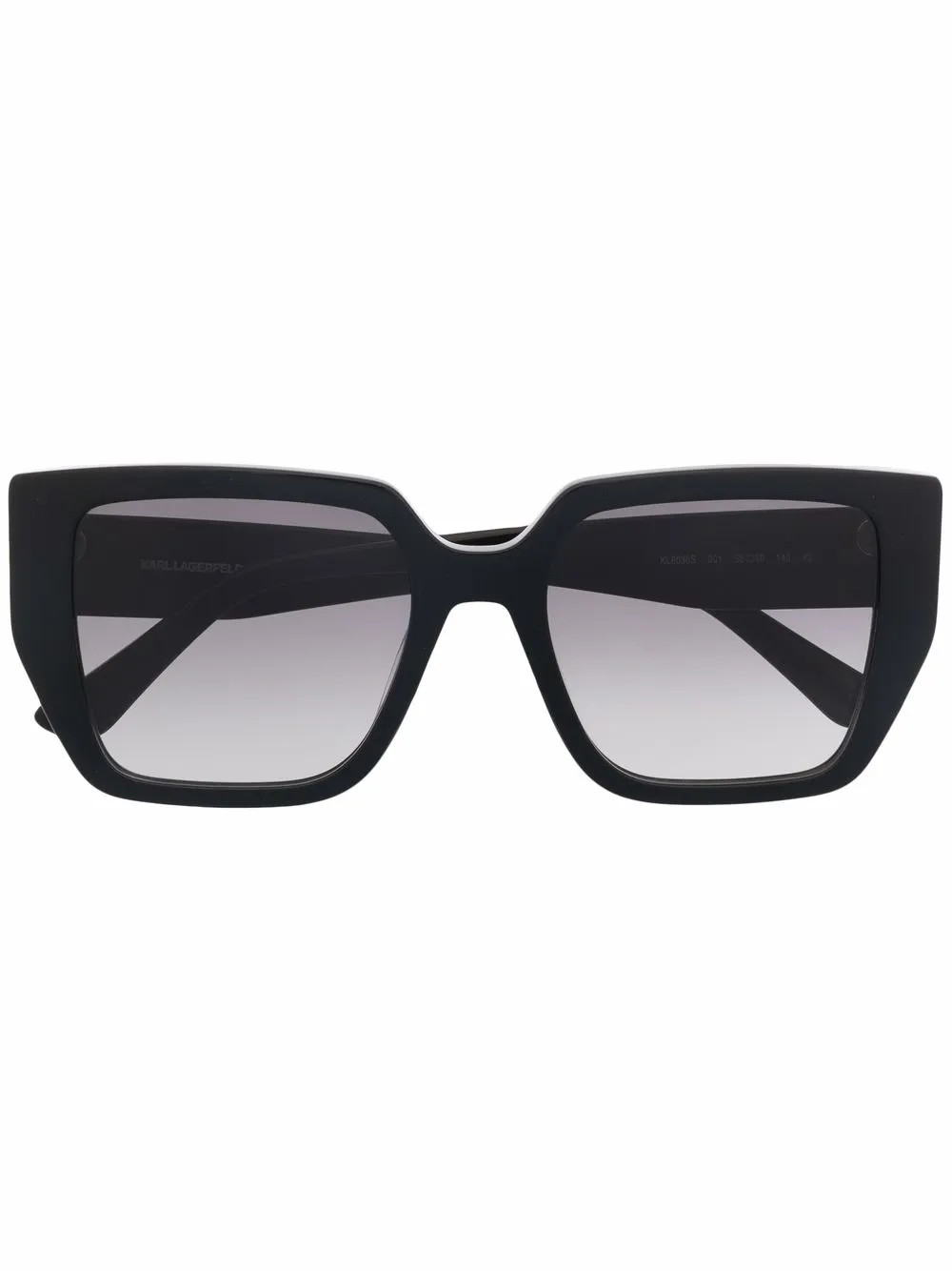 Karl Lagerfeld square frame sunglasses - Black | Farfetch Global
