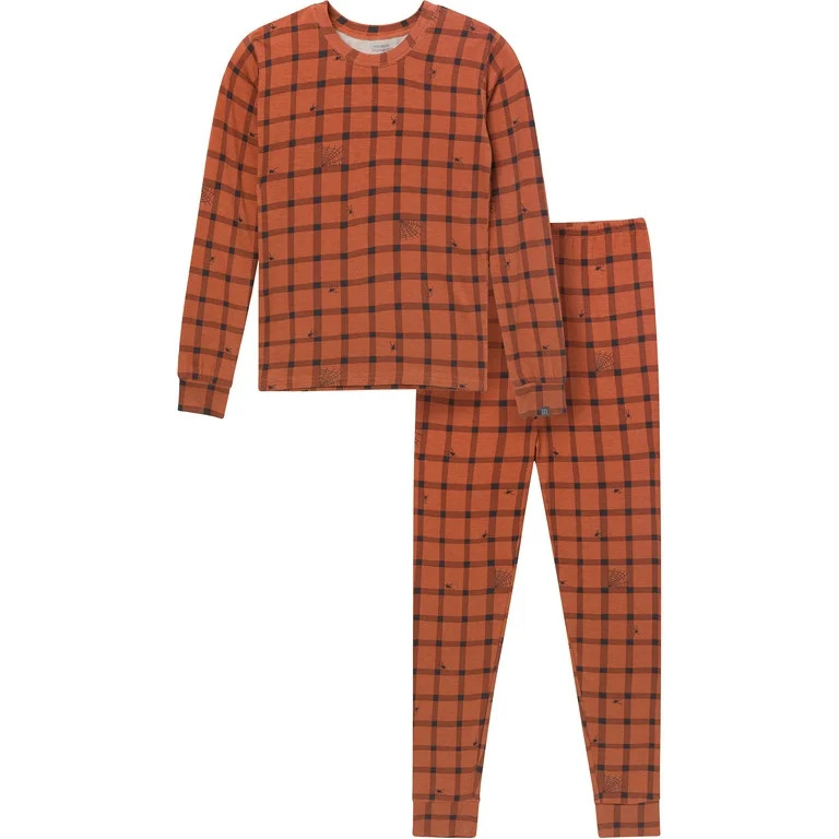 Modern Moments by Gerber Gender Neutral Tight Fitting Halloween Pajama Set, 2-Piece, Sizes 6 - 12 | Walmart (US)
