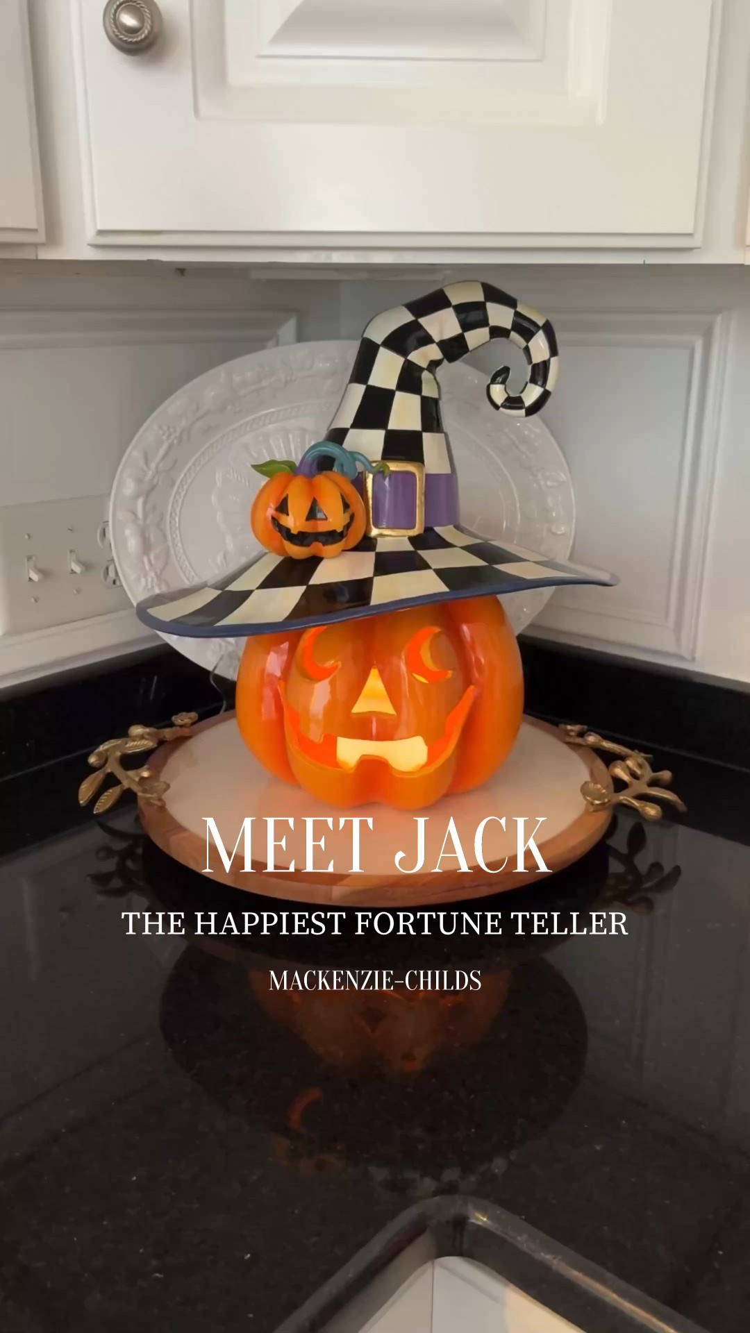 ✨🔮 Meet my newest addition from @mackenziechilds, Fortune Teller Happy Jack! 🎃 He’s the happiest, most whimsical fortune teller around, bringing charm, glow, and a little spooky magic to my Halloween setup. 👻 

#LTKParties #LTKSeasonal #LTKHome