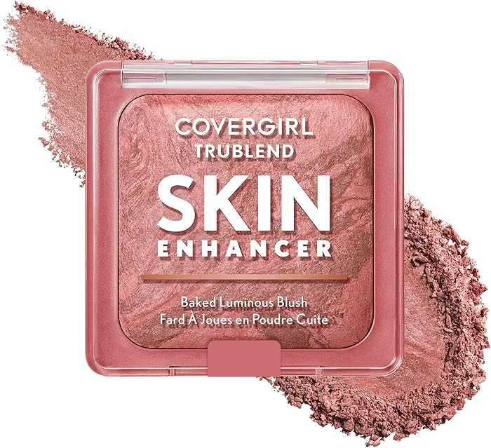 COVERGIRL TruBlend Skin Enhancer Baked Luminous Blush, with Hyaluronic Acid & White Rose Extract,... | Amazon (US)