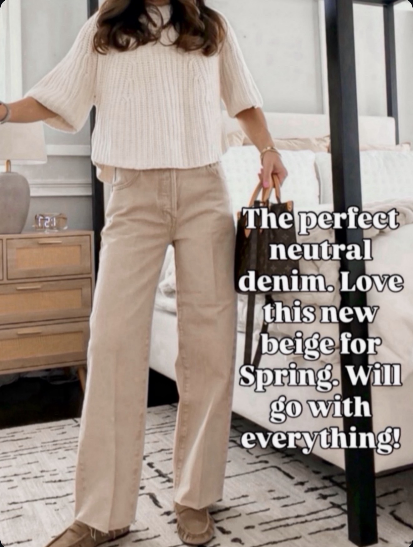 This neutral denim is going with EVERYTHING lately 🤍👇wearing size 24 

#LTKootd #LTKSeasonal #LTKOver40