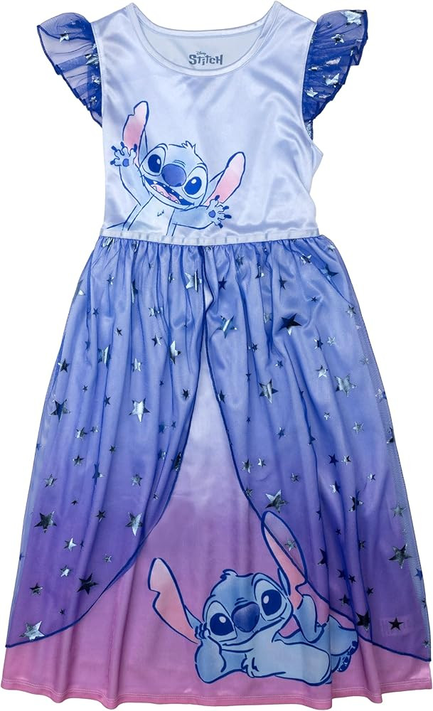 Disney Girls' Princess Dress Nightgown, Fantasy Gown, Soft & Cute Pajamas for Kids | Amazon (US)