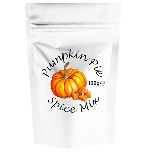 100g Pumpkin Pie Spice Mix Pumpkin Spice Mix: Blend of Cinnamon, Nutmeg, Ginger & Cloves. Ideal for Coffee, Autumn baking, Pumpkin Latte, Cookies and Soups. Cooking with children. | Amazon (UK)