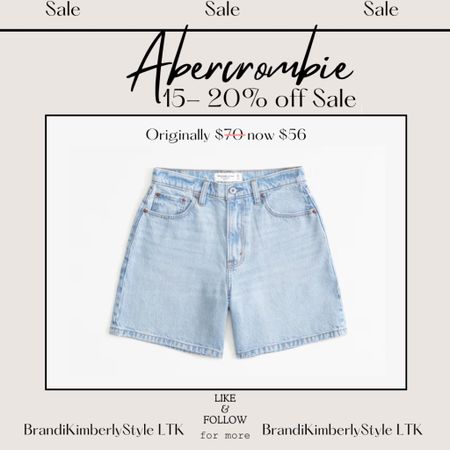 These Abercrombie shorts comfy shorts look comfy and great for spring and summer!  Some items are 15-20% off. These shorts are on sale for $56. Also, the Spring Sale starts March 8th get ready!! Happy shopping! #sale #spring #save BrandiKimberlyStyle

#LTKsalealert #LTKstyletip #LTKSeasonal