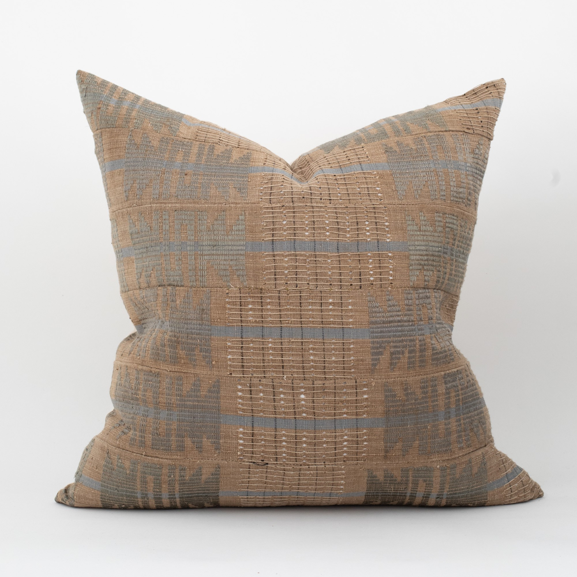 Tribal African Aso Oke 20" | The Vintage Rug Shop | The Vintage Rug Shop