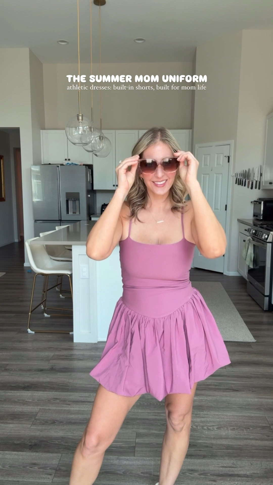 Because being a mom is a workout ✨

Built-in shorts and a built-in bra make getting dressed easy and comfy. These athletic dresses help me look cute, get ready fast, and keep up with my toddler—whether we’re at the park, on a walk, or just running around the house. What do you think Perfect for those hot, sunny summer days ☀️

#LTKFindsUnder50 #LTKActive #LTKStyleTip
