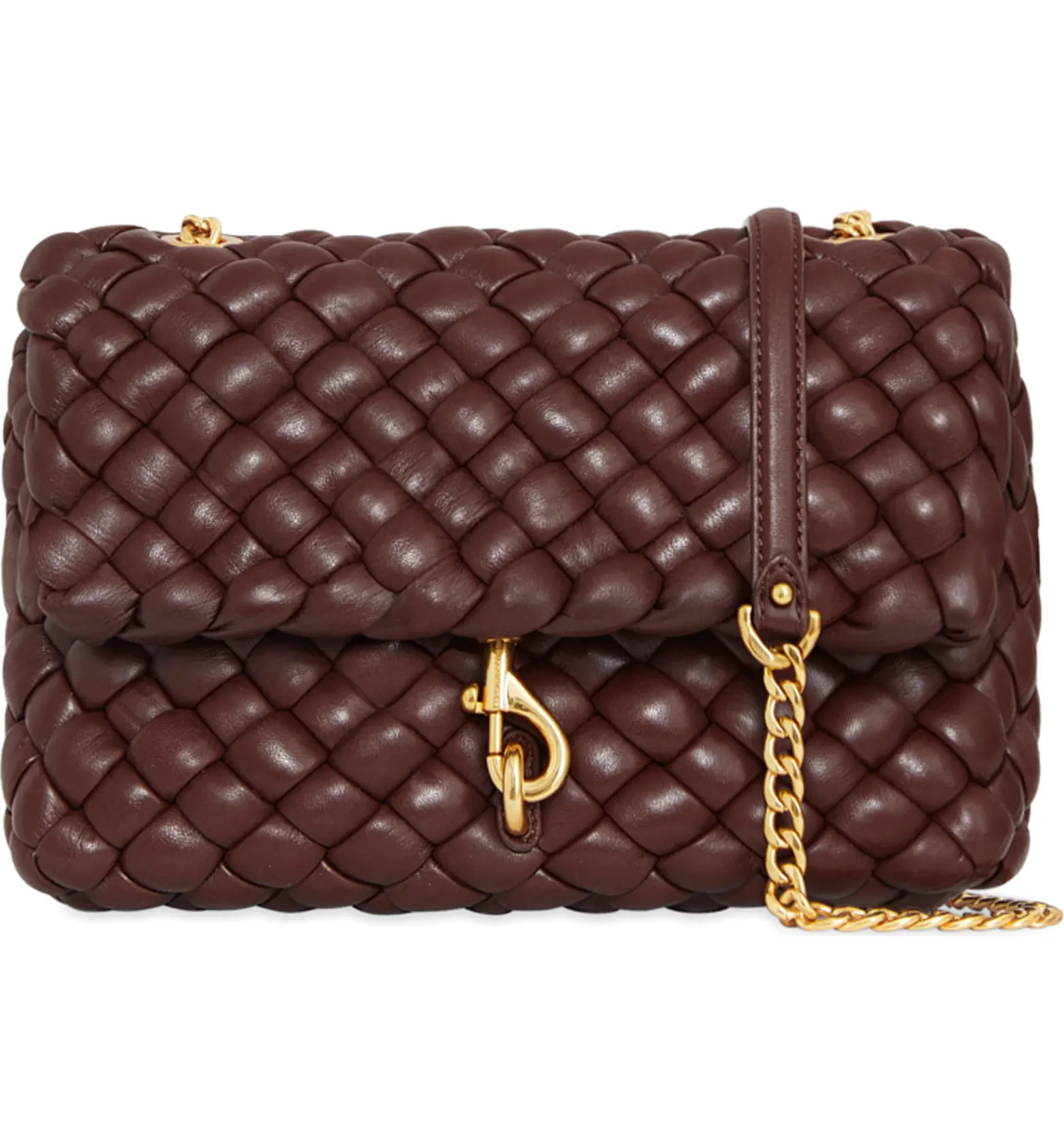 Rebecca Minkoff Edie Woven Leather Convertible Crossbody Bag | Nordstrom | Nordstrom