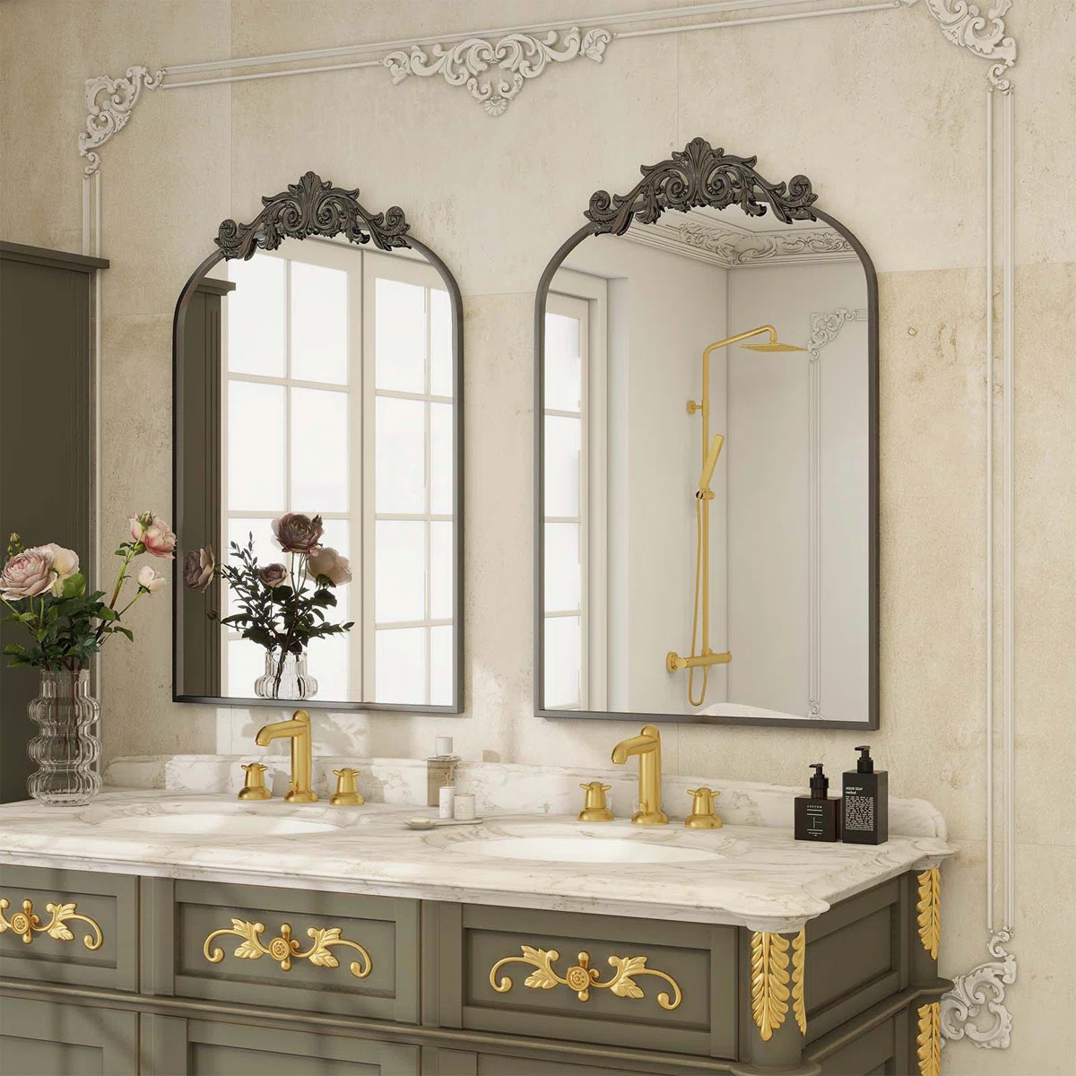 Eyler Metal Arch Wall Mirror | Wayfair North America