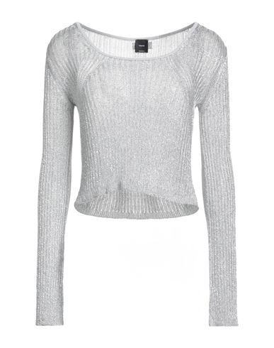 Pinko Woman Sweater Silver Size S Viscose, Metallic fiber | YOOX (US)