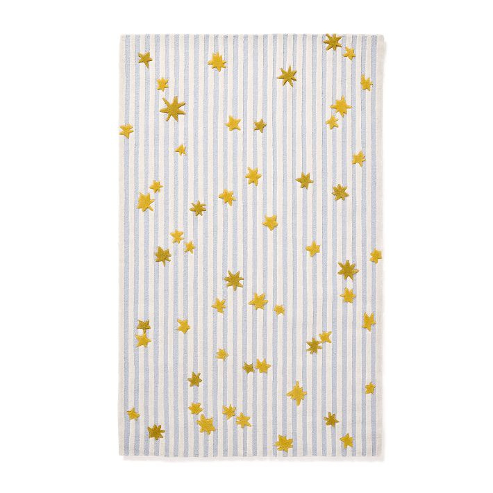 Star Stripe Wool Rug | West Elm (US)