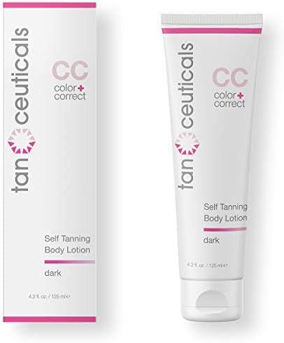 Tanceuticals Self Tanner - CC Self Tanning Lotion for Body Gives Natural, Long Lasting Sunless Ta... | Amazon (US)