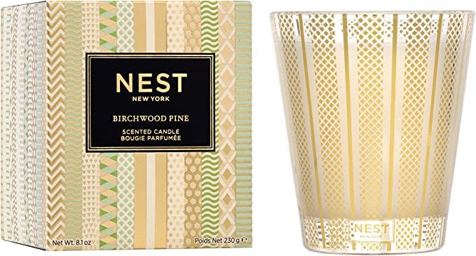 NEST Fragrances Birchwood Pine Scented Classic Candle, 8 Ounce | Amazon (US)