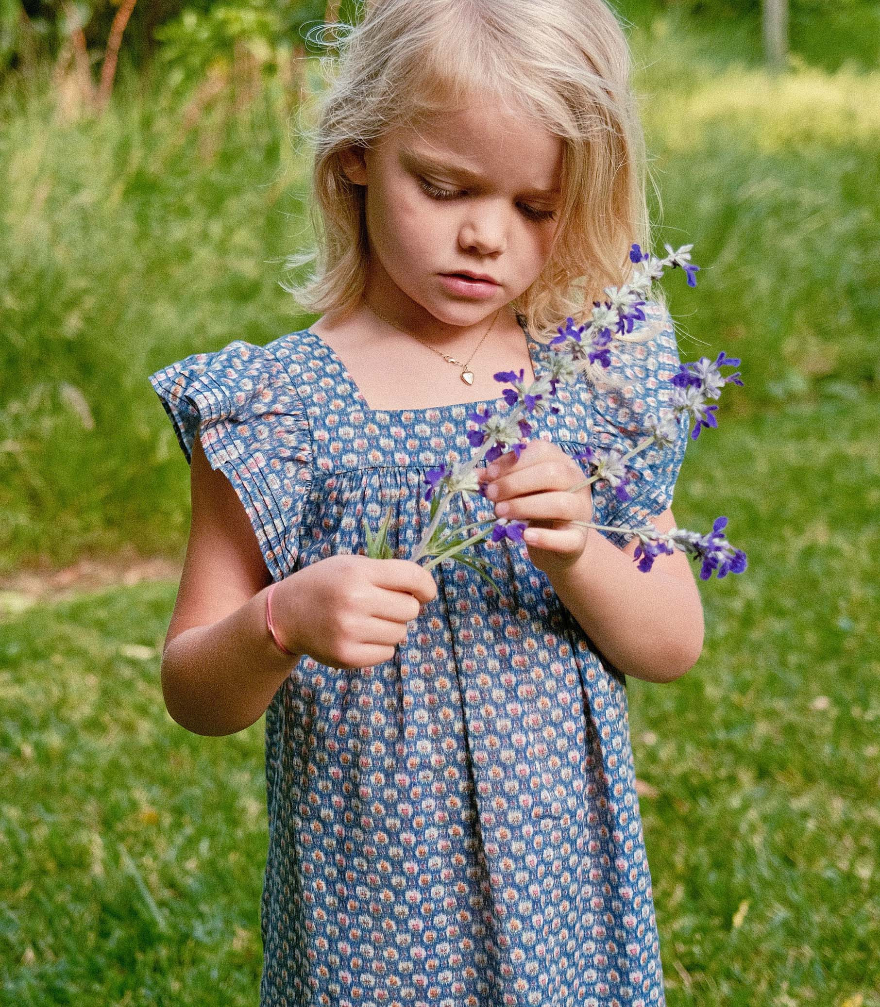 Lily Dress - Dahlia Ikat | DÔEN | DOEN