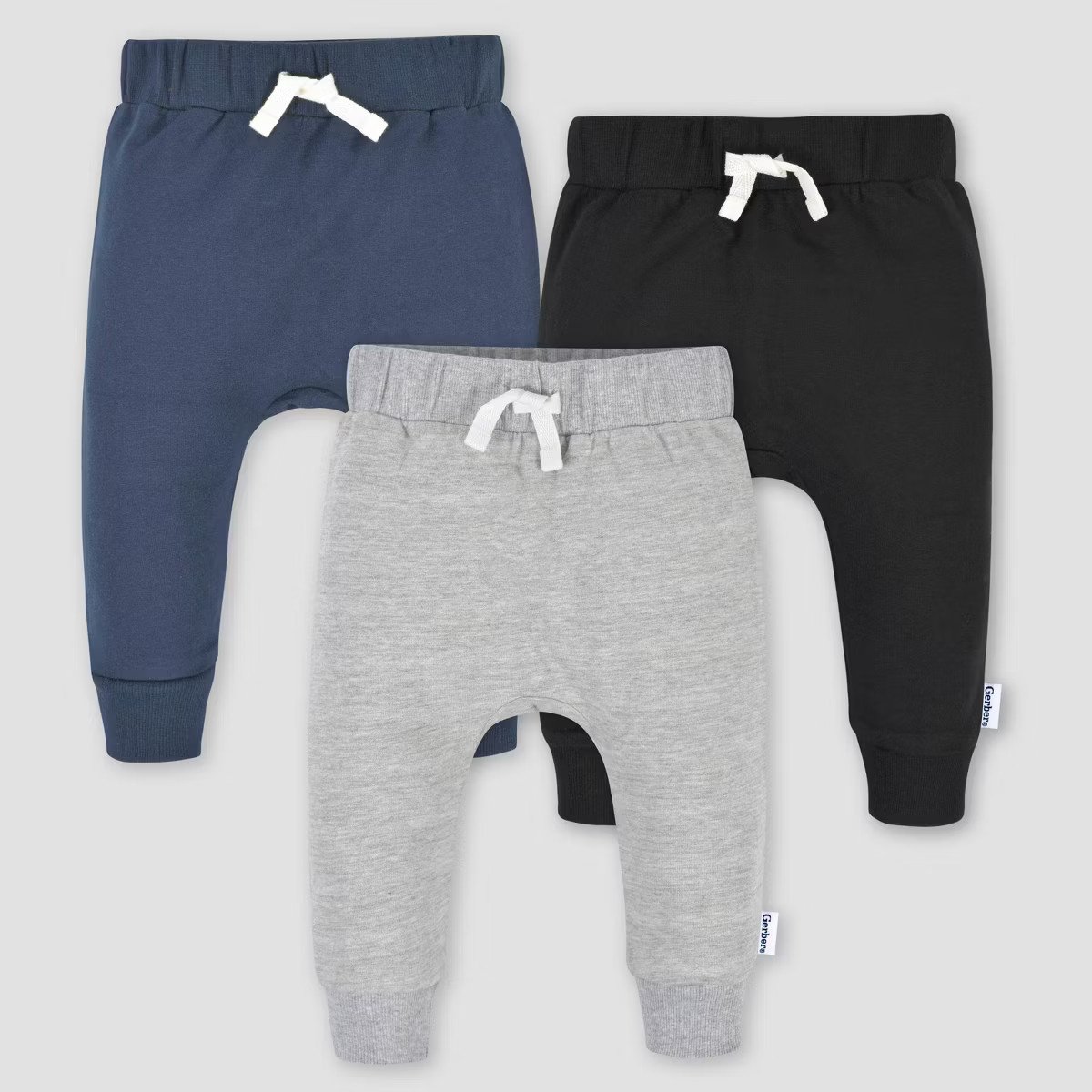 Gerber Baby 3pk Jogger Pants | Target