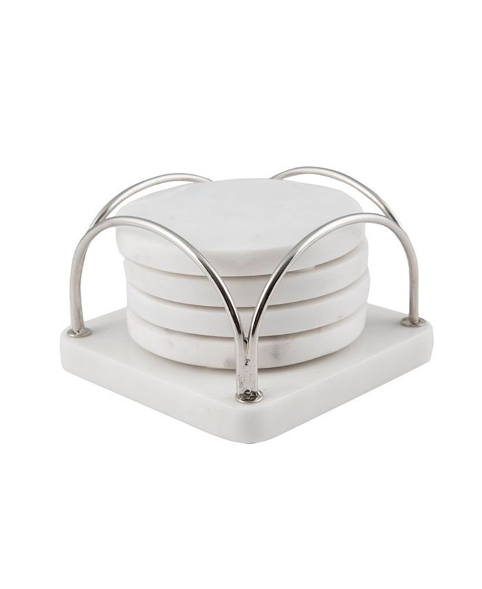 Thirstystone S/4 Marble Coasters in Holder & Reviews - Bar & Wine  - Dining - Macy's | Macys (US)