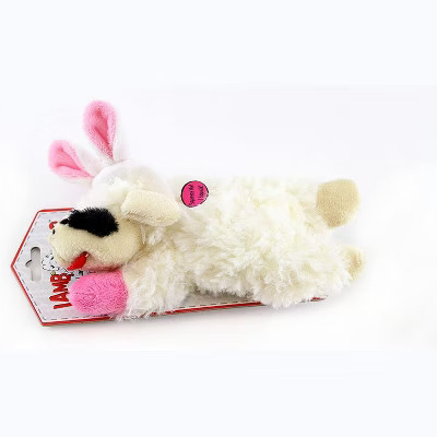 Multipet Lamb Chop Easter Bunny Ears 6" With Squeaker | Target