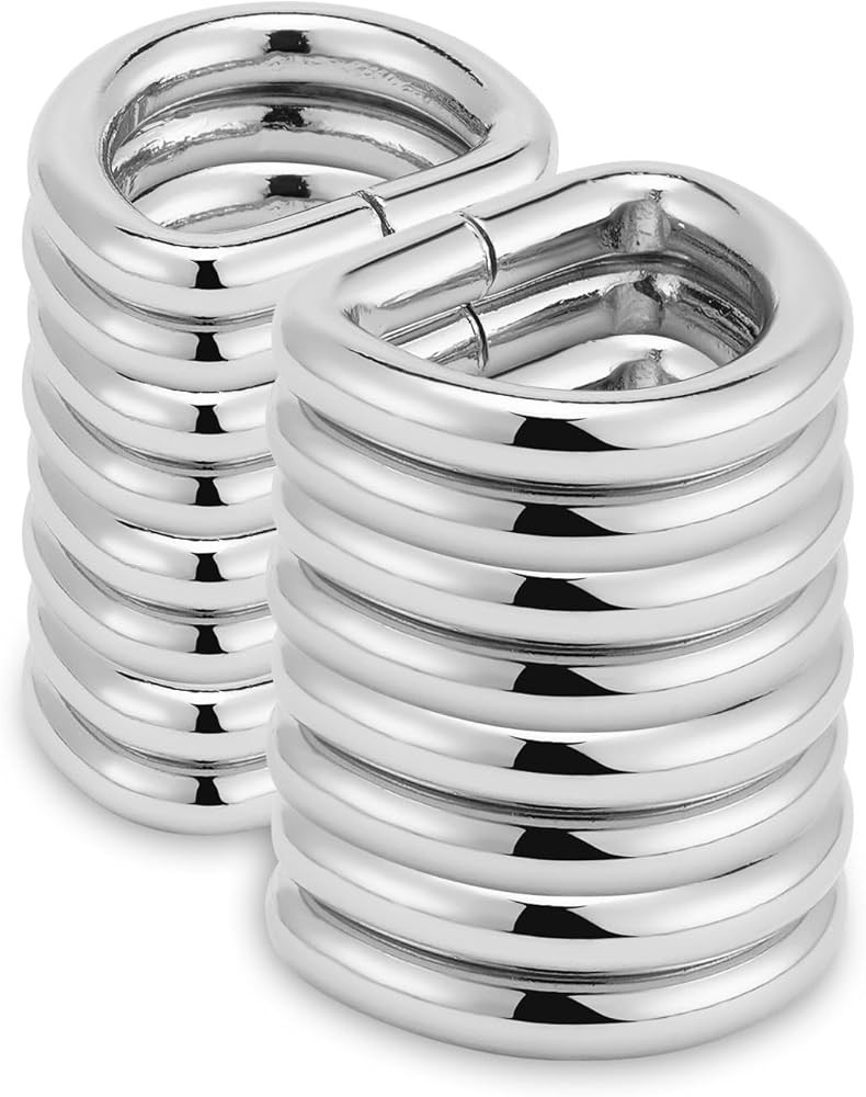 50pcs Metal D Ring Buckle Welded for Purse Hardware Sewing Accessories Crafts Hand DIY | Amazon (US)