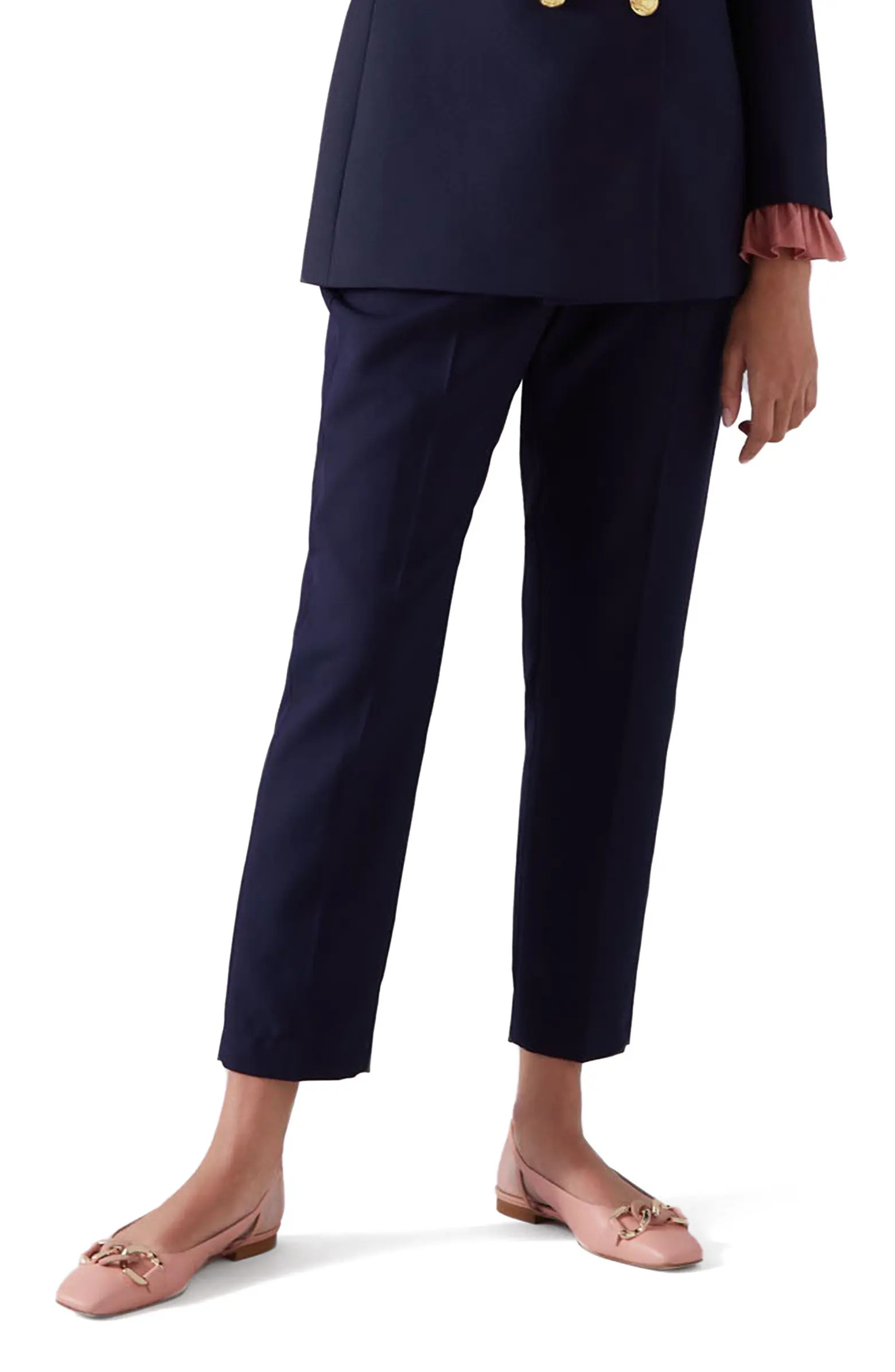 LK Bennett Mariner Slim Fit Ankle Trousers | Nordstrom | Nordstrom