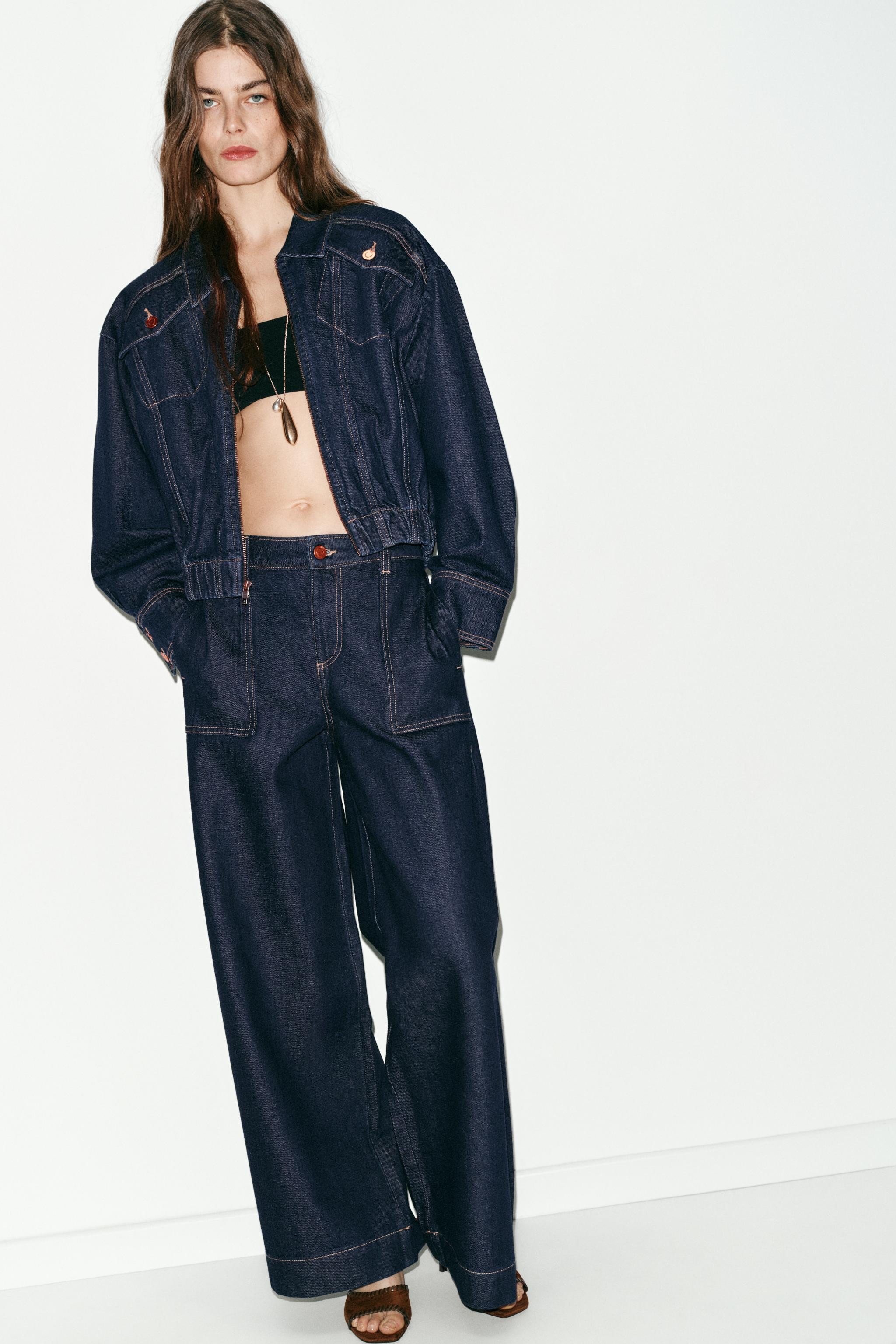 Z1975 MID-RISE WIDE LEG JEANS | Zara US