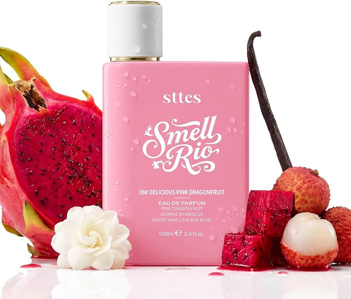Sttes Smell Rio 08# (Delicious Pink Dragonfruit) Eau de Parfum for Women, Fruity Floral Perfume w... | Amazon (US)