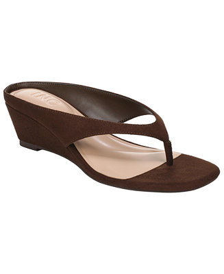 Women's Carliee Thong Wedge Sandals | Macy's