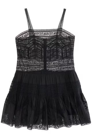 ZIMMERMANN halliday mini dress with lace detail | Residenza725 US