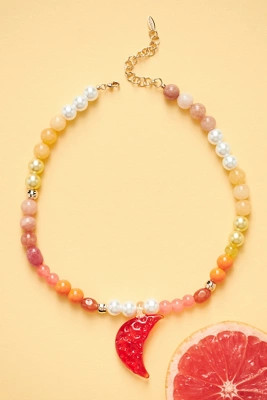 Beaded Icon Charm Necklace | Anthropologie (US)