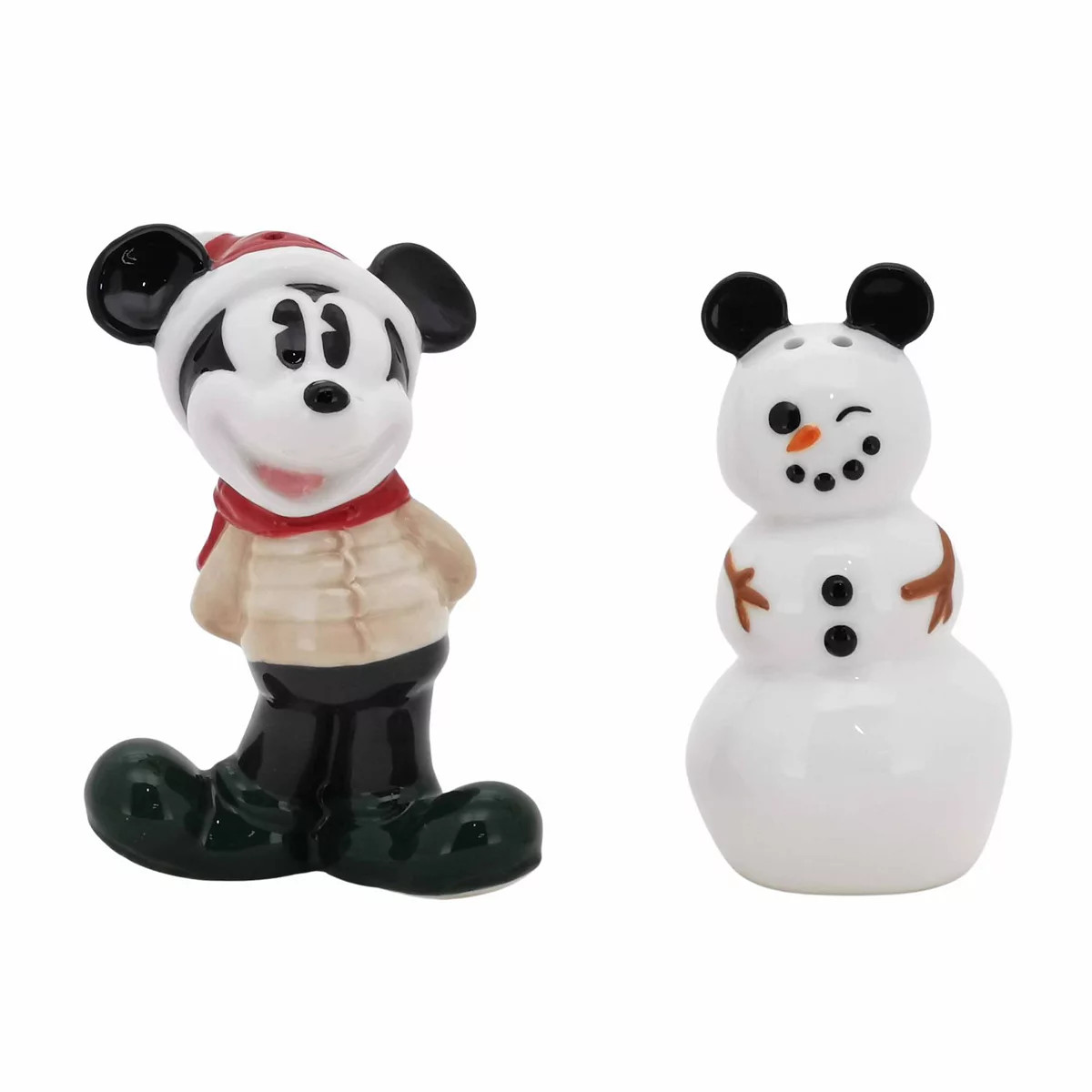St. Nicholas Square® Disney Mickey Mouse Mickey & Snowman Salt & Pepper Set | Kohl's