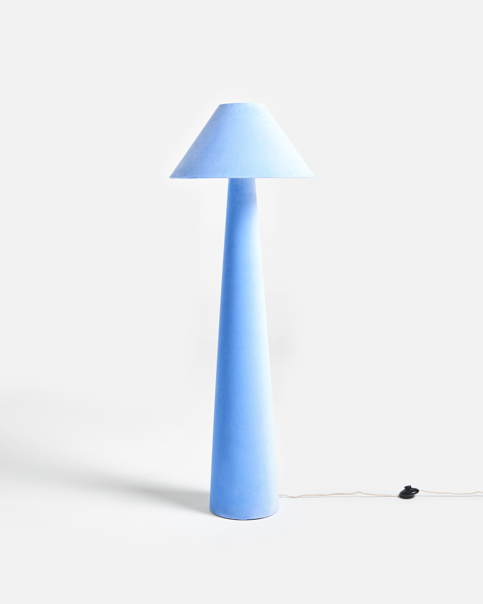 Velluto Blue Velvet Floor Lamp | Oliver Bonas (Global)