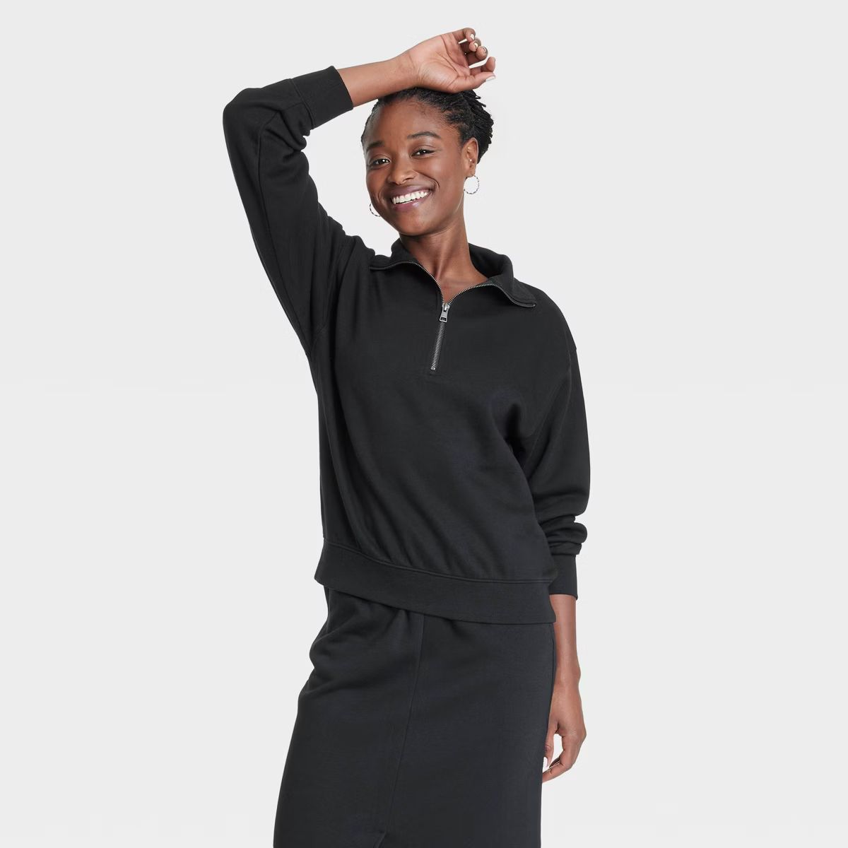 Women's Leisure Studio Quarter Zip Pullover - Universal Thread™ | Target