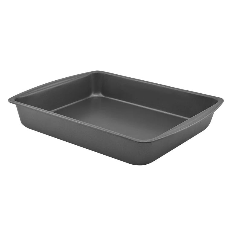 Mainstays Nonstick 12.7" X 8.9" X 2" Oblong Cake Pan, Baking Pan, Utility Pan, Gray | Walmart (US)