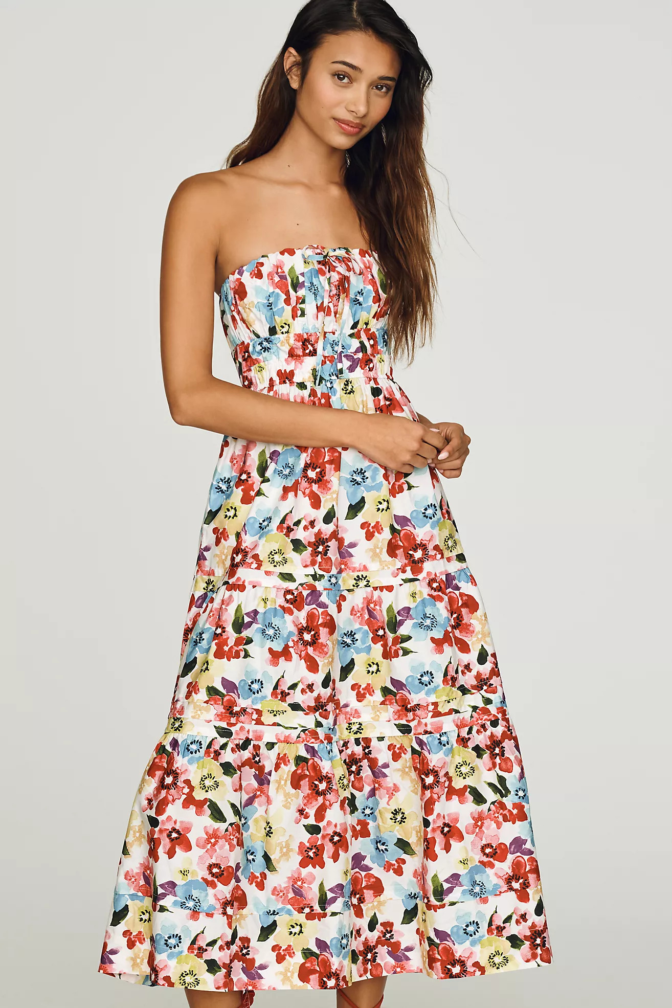 Somerset Strapless Maxi Dress | Anthropologie (US)