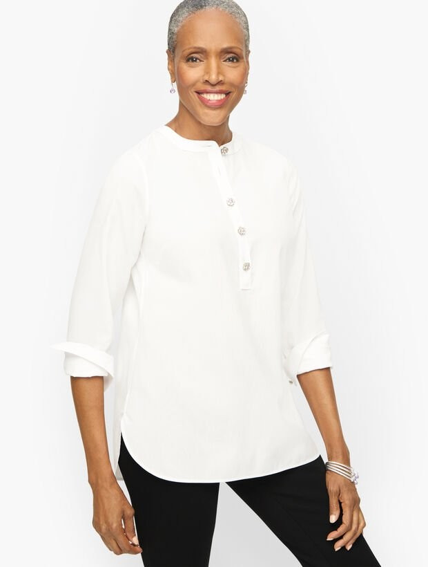 Band Collar Tunic | Talbots