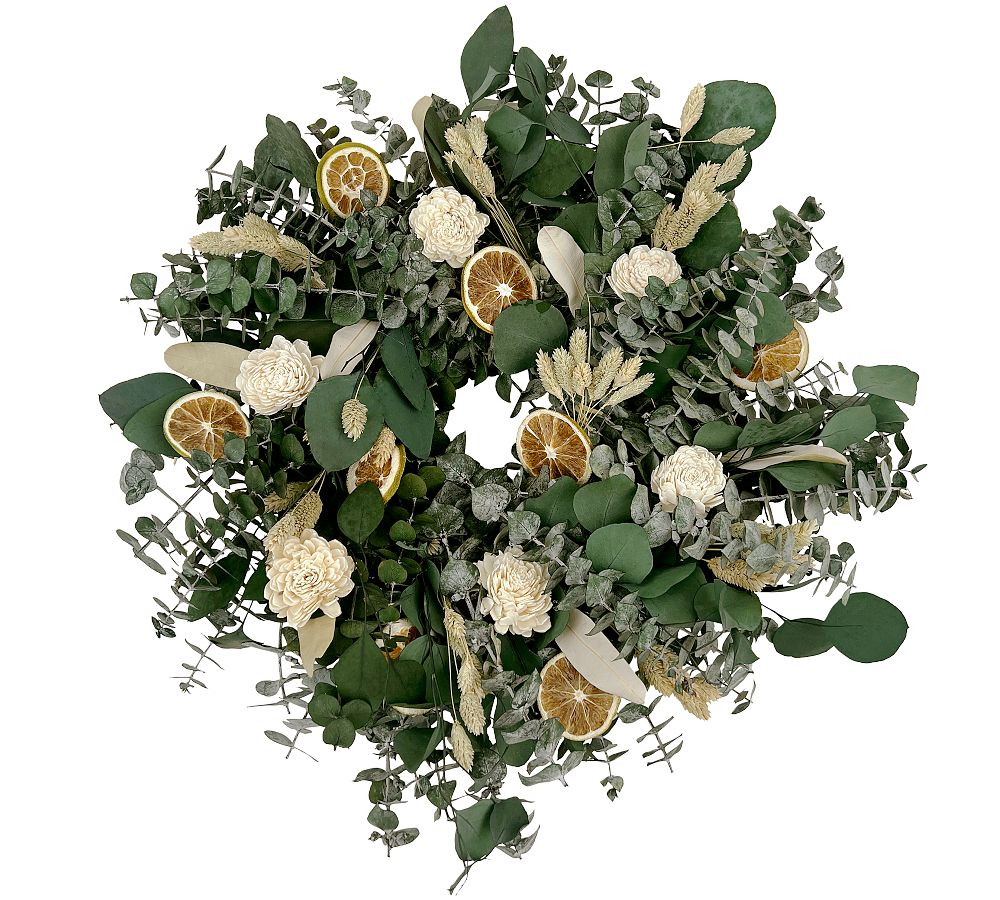 Dried Bergamot Beauty Wreath | Pottery Barn (US)