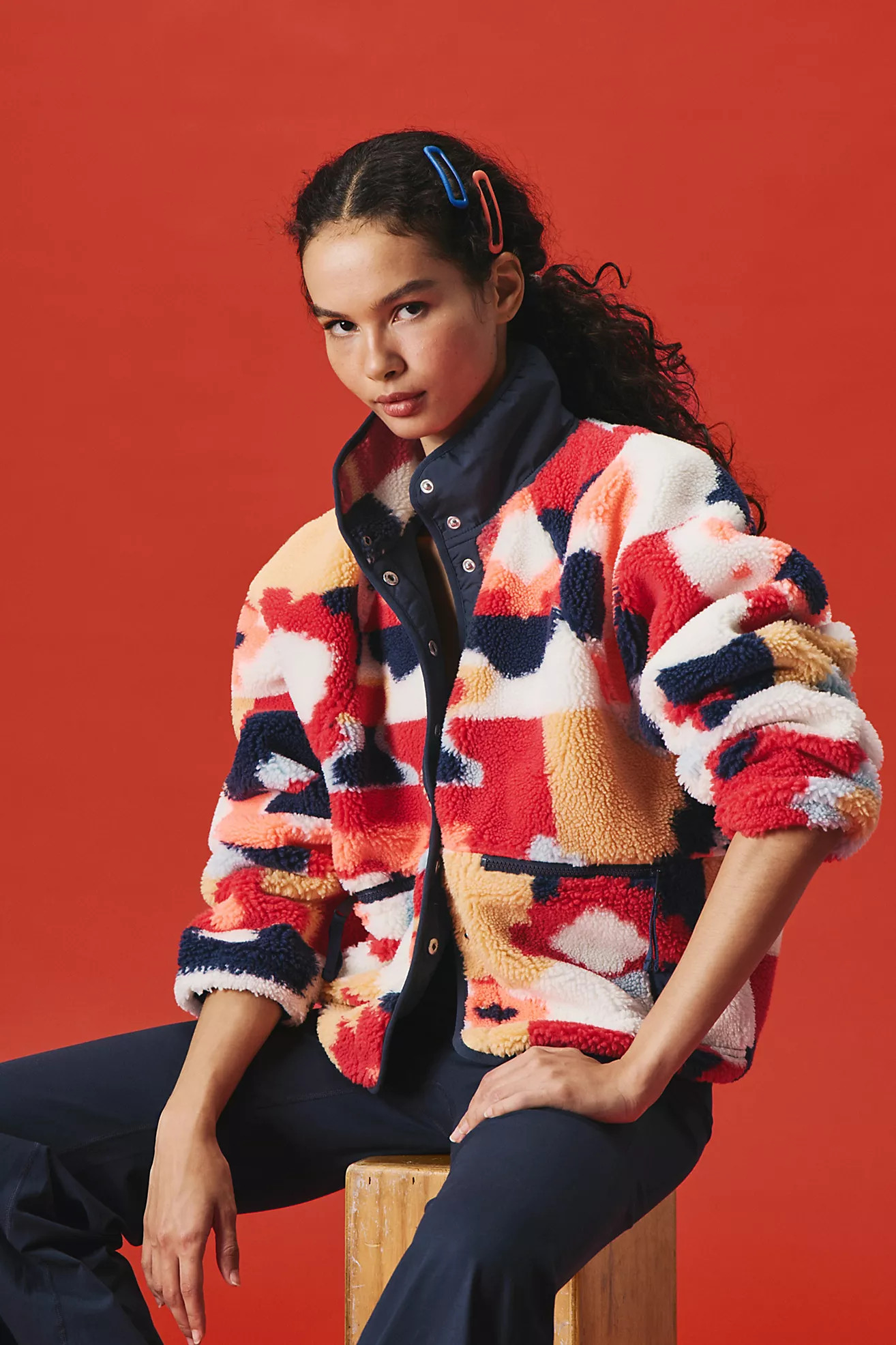 Hit The Slopes Printed Fleece Jacket | Free People (Global - UK&FR Excluded)