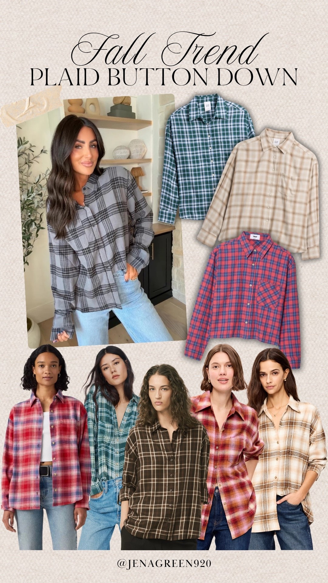 Fall Plaid Top | Button Down Top | Flannel Button Down

#LTKSeasonal #LTKootd