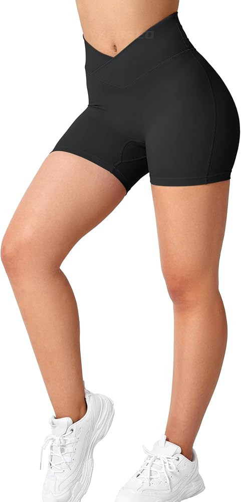 YEOREO Grace Workout Shorts for Women Butt Lifting High Waisted Tummy Control Gym Yoga Biker Shor... | Amazon (US)