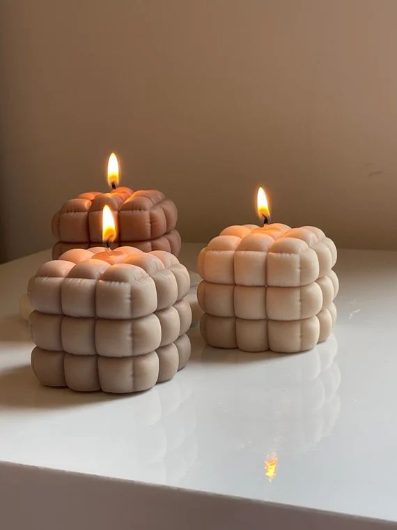 Pillow Cube Candle | Etsy (US)