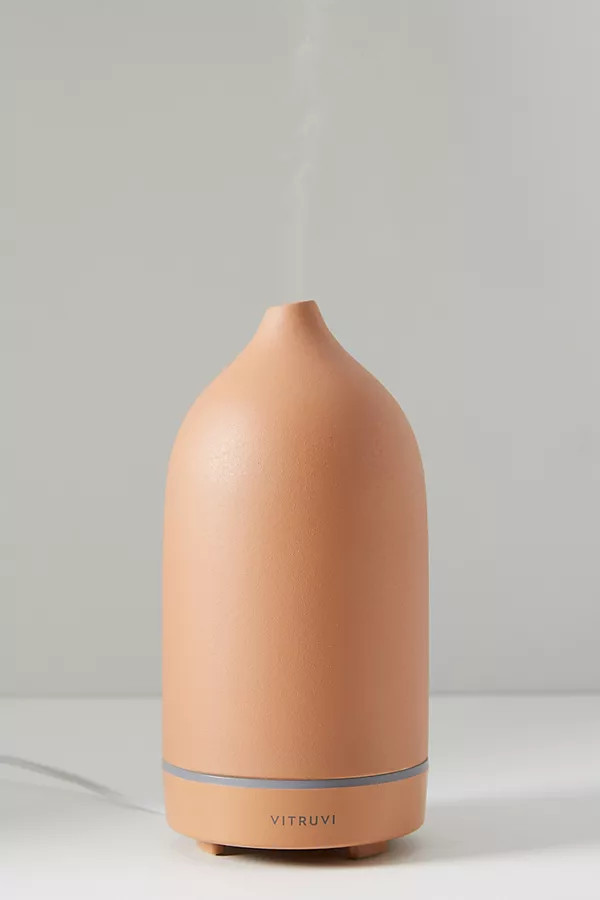 Vitruvi Terracotta Stone Essential Oil Diffuser By Vitruvi in Orange | Anthropologie (US)