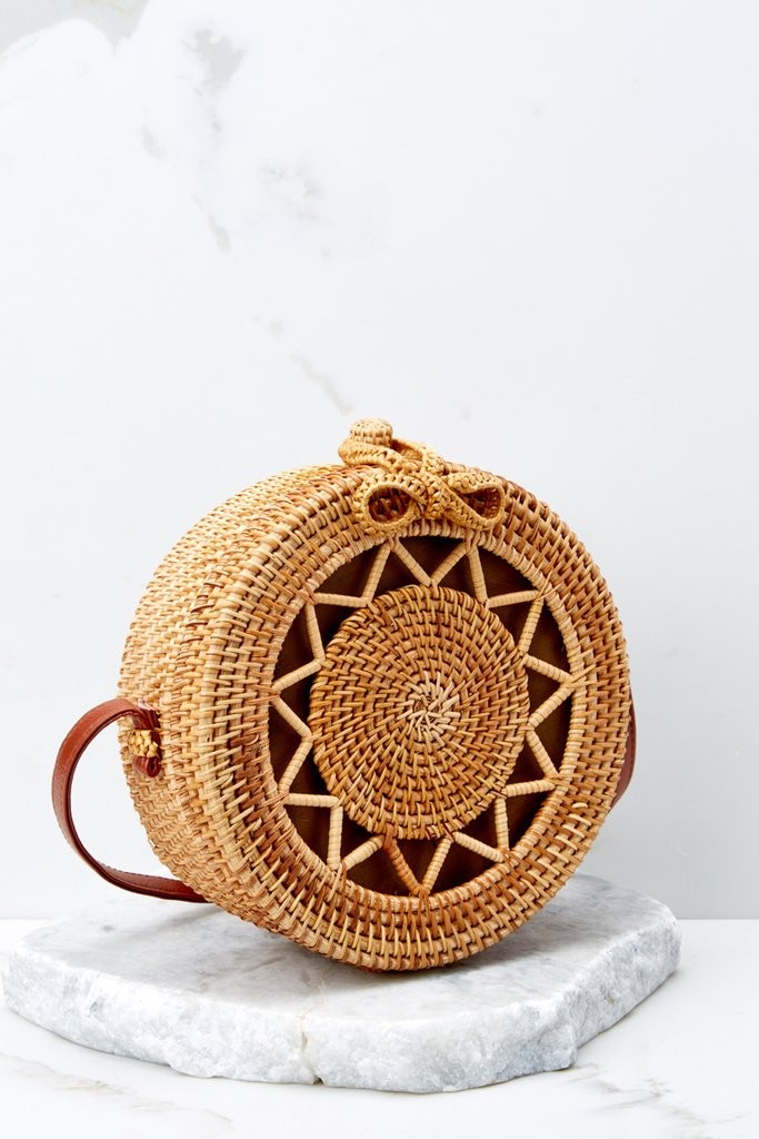 Love More Round Bag | Red Dress 